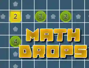 Jwèt Math Drops sou entènèt