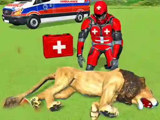 Jwèt Animal Rescue Robot Hero sou entènèt
