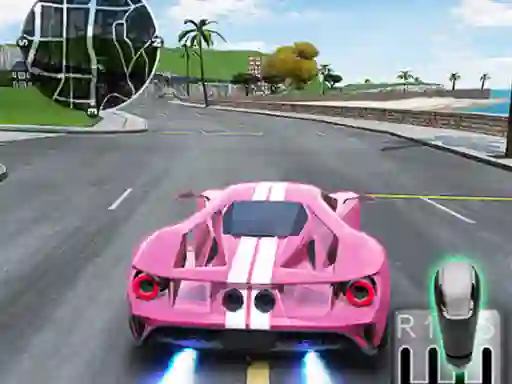 Jwèt Traffic Zone Car Racer sou entènèt