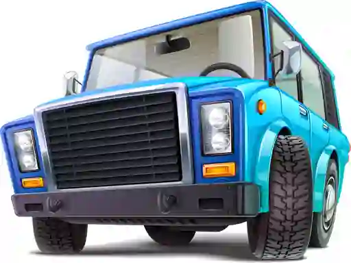 Jwèt Cartoon Trucks Puzzle sou entènèt
