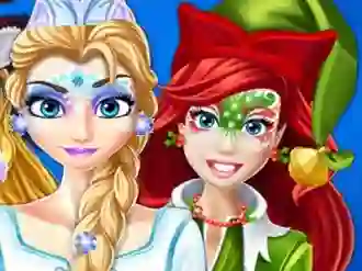 Jwèt Christmas Face Painting sou entènèt