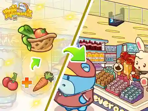 Jwèt Hippo Supermarket sou entènèt