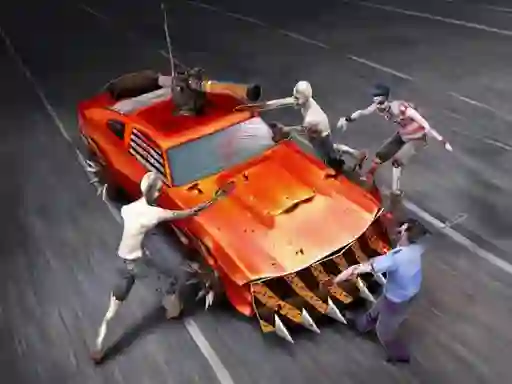 Jwèt Zombie Driver sou entènèt