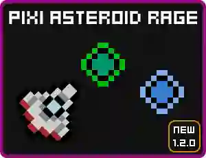 Jwèt Pixi Asteroid Rage sou entènèt