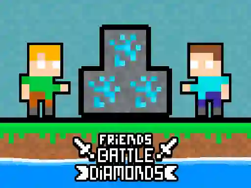 Jwèt Friends Battle Diamonds sou entènèt