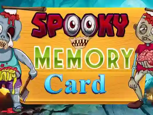Jwèt Spooky Memory Card sou entènèt