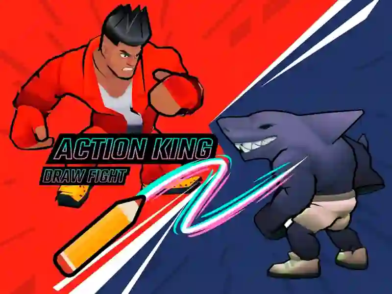 Jwèt Action King Draw Fight sou entènèt