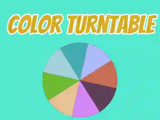 Jwèt Color Turntable sou entènèt