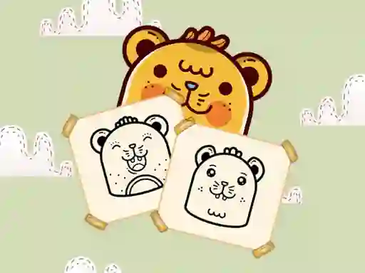 Jwèt Happy Hamster Coloring sou entènèt
