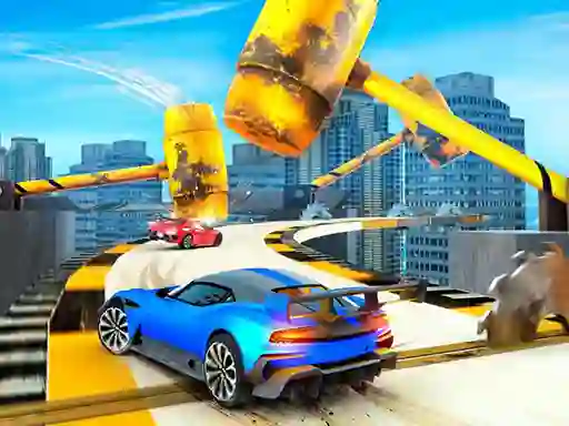 Jwèt Stunt Car Driving Challenge - Impossible Stunts sou entènèt