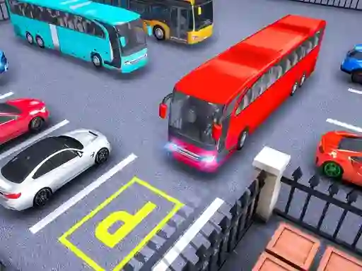 Jwèt Real Bus Parking Pick and Drop sou entènèt