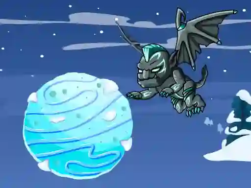 Jwèt Ice Ball Run sou entènèt