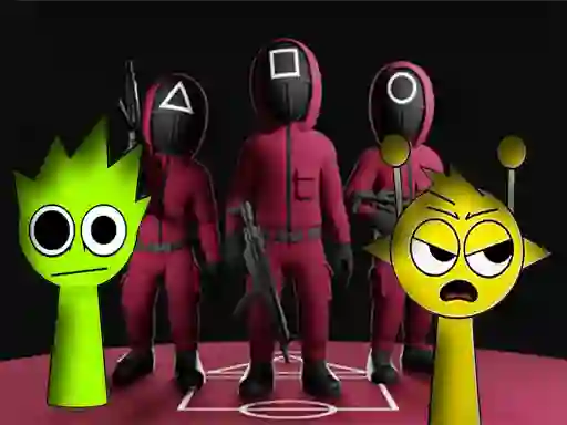 Jwèt Squid Game Sprunki FNF Battle sou entènèt