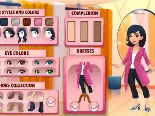 Jwèt Girl Dressup Deluxe sou entènèt