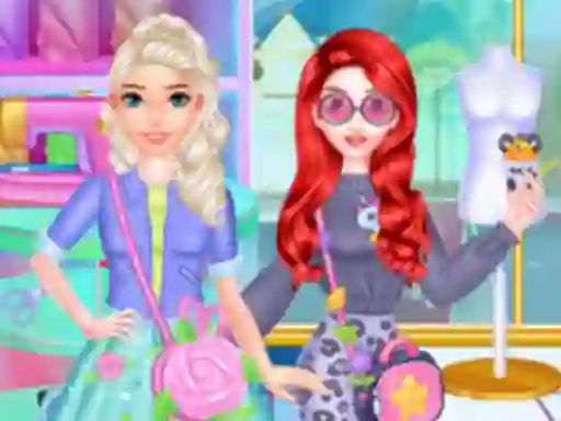 Jwèt Fashion Dress Up Sewing Clothes sou entènèt