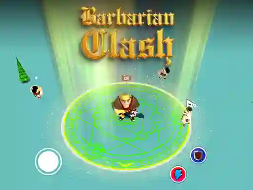 Jwèt Barbarian Clash sou entènèt