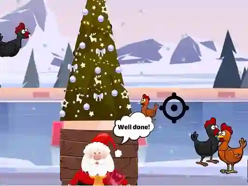 Jwèt Christmas Chicken Shoot sou entènèt