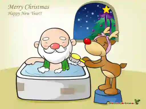 Jwèt Funny Christmas Puzzle sou entènèt