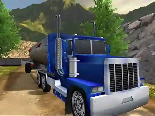 Jwèt Oil Tank Truck Driving Sim sou entènèt