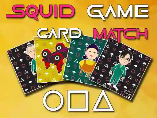 Jwèt Squid Game Memory Card Match sou entènèt