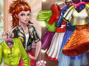 Jwèt Sery Shopping Day Dolly Dress Up sou entènèt