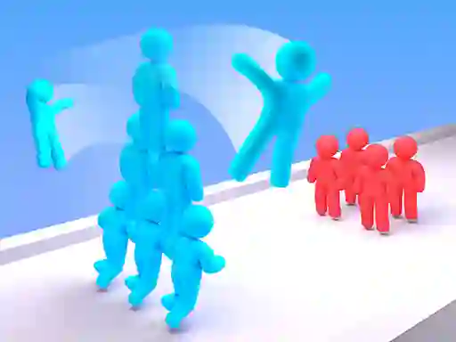 Jwèt Crowd Stack Race 3D sou entènèt