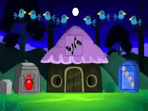 Jwèt Halloween Forest Escape 2 sou entènèt