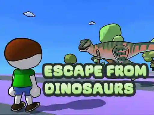 Jwèt Escape From Dinosaurs sou entènèt