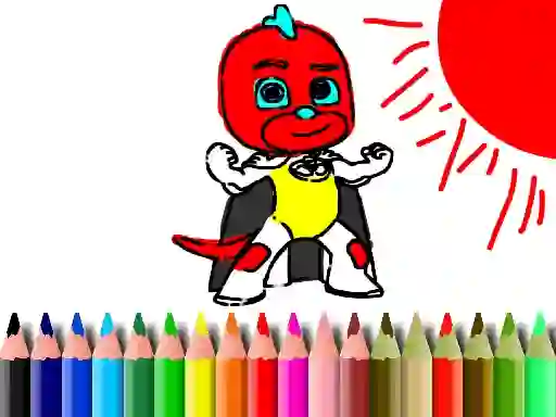 Jwèt Back To School: Mask Boy Coloring sou entènèt