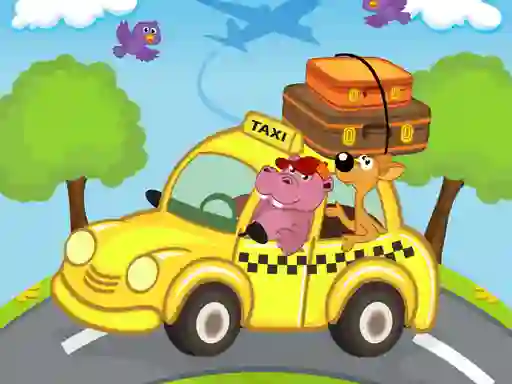 Jwèt Animal Cars Match 3 sou entènèt
