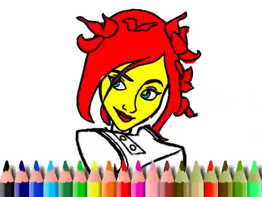 Jwèt Back To School: Cute Girl Coloring sou entènèt