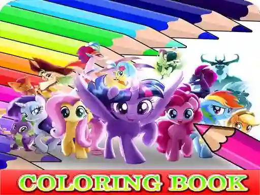 Jwèt Coloring Book for My Little Pony sou entènèt