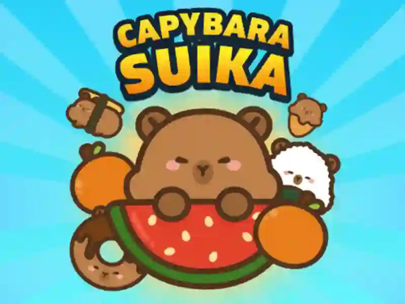 Jwèt Capybara Suika sou entènèt