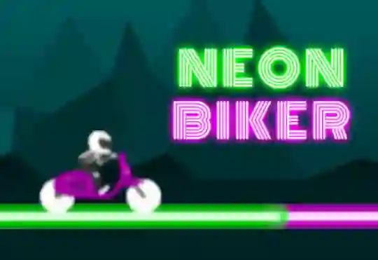 Jwèt Neon Biker sou entènèt