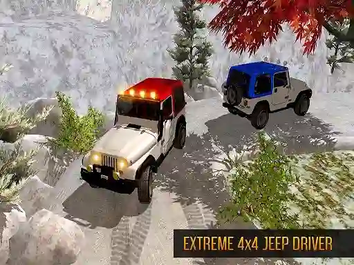 Jwèt Hill Tracks Jeep Driving sou entènèt