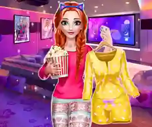 Jwèt Annie Movie Night sou entènèt