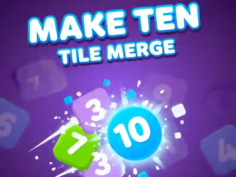 Jwèt Make Ten Tile Merge sou entènèt