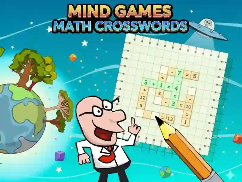 Jwèt Mind Games Math Crosswords sou entènèt