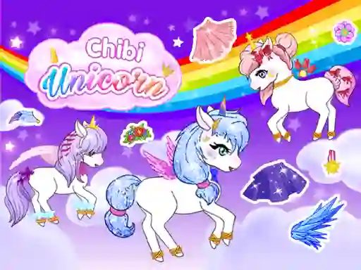 Jwèt Chibi Unicorn sou entènèt