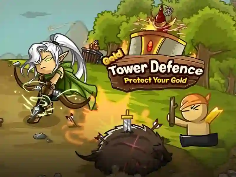 Jwèt Gold Tower Defense sou entènèt