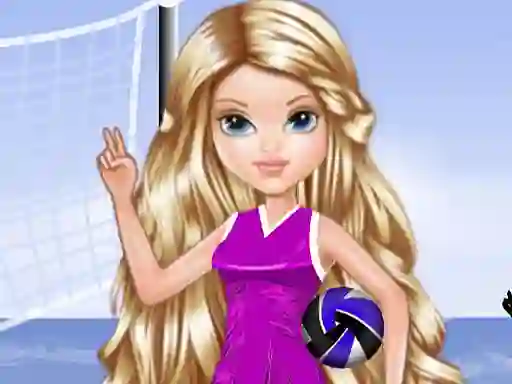 Jwèt Barbie Volleyball Dress sou entènèt