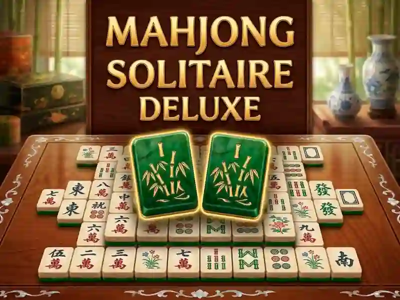 Jwèt Mahjong Solitaire Deluxe sou entènèt