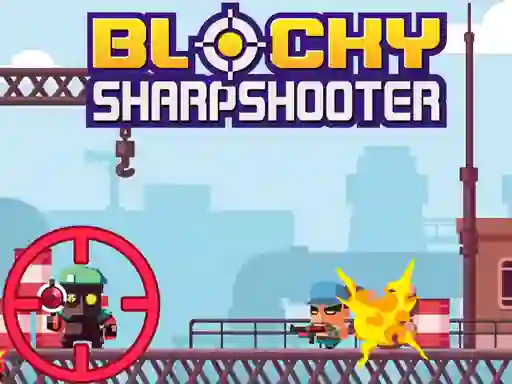 Jwèt Blocky Sharpshooter sou entènèt