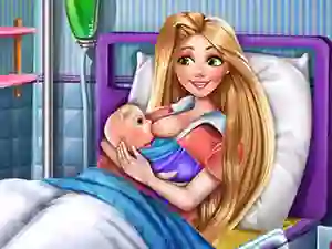 Jwèt Goldie Princess Mommy Birth sou entènèt