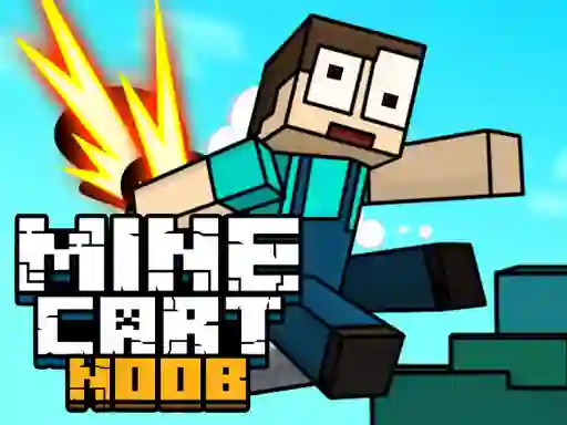 Jwèt Mine Cart Noob sou entènèt
