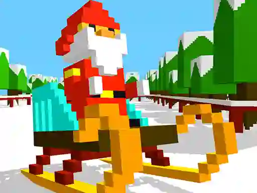 Jwèt Sliding Santa Clause sou entènèt