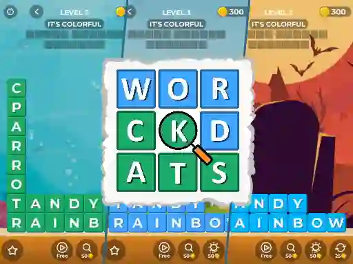 Jwèt Word Stack sou entènèt