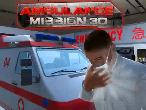 Jwèt Ambulance Mission 3d sou entènèt