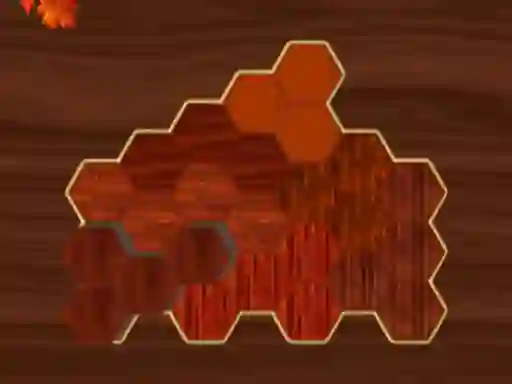 Jwèt Woody Block Hexa Puzzle sou entènèt