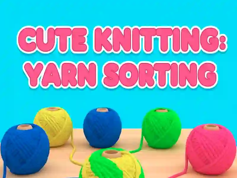 Jwèt Cute Knitting: Yarn Sorting sou entènèt